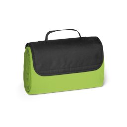 Patura picnic din polar 145x120 cm, pliabila cu maner, Everestus, BT04, Poliester, verde deschis