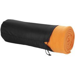 Patura picnic in husa cu snur 150x120 cm, Everestus, HY09, poliester, portocaliu, saculet de calatorie inclus