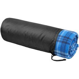 Patura picnic tartan 150x125 cm, Everestus, ST01, poliester, albastru, saculet de calatorie inclus