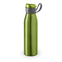 Sticla sport de apa, 650 ml, Everestus, SB22, aluminiu, plastic, verde deschis