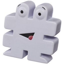Jucarie antistres Hashtag, Everestus, ASJ060, poliuretan, alb