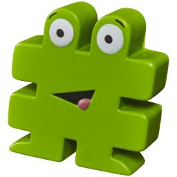 Jucarie antistres Hashtag, Everestus, ASJ063, poliuretan, verde