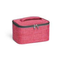 Geanta cosmetice pentru voiaj, Everestus, SGC02, poliester 300D, roz