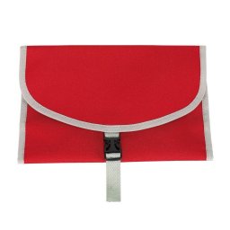 Geanta cosmetice de voiaj, Everestus, FHP03, poliester 600D, rosu