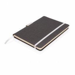 Agenda A5 deluxe cu suport de pix, Everestus, JU025, poliuretan, alb
