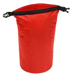 Geanta de plaja din material impermeabil, Everestus, EGP0613, poliester, plastic, polipropilena, rosu