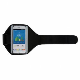 Suport de mana pentru telefon, sport, Everestus, UL04, neopren, pvc, negru