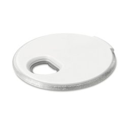 Suport pahare cu lumina si desfacator, Everestus, SPI02, abs, metal, alb