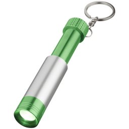 Breloc lanterna, Everestus, KR0090, abs, plastic, aluminiu, verde