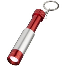 Breloc lanterna, Everestus, KR0091, abs, plastic, aluminiu, rosu