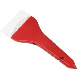 Racleta gheata cu lumina Led integrata, Everestus, ID04, plastic, otel inoxidabil, rosu