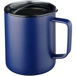 Cana termos 420 ml, perete dublu, Everestus, 9IA19371, Otel inoxidabil, Albastru