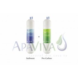 Set filtre dozator apa schimb la 6 luni (Sediment+Precarbon)