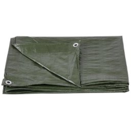 Prelata impermeabila cu inele, 1.9x2.9 m, PE, 65 g/mp, 6 mp