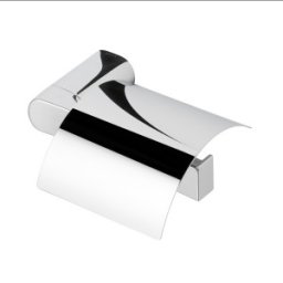Suport cu capac cromat pentru hartie WC varianta de dreapta, Geesa seria Wynk