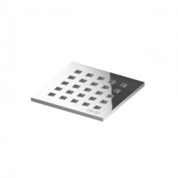 Grila sifon TECE drainpoint S Quadratum din inox, gr.5 mm, 100x100 mm