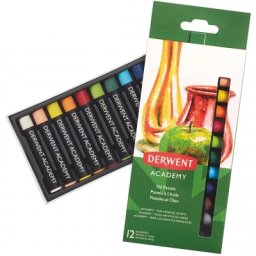 Set 12 creioane ulei pastel Derwent Academy