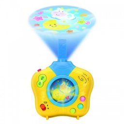 Proiector bebe muzical atasabil la patut Smily Play Dreams