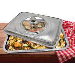 Tava cuptor Vanora Home, cu capac, inox, 35 X 26 X 7cm