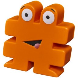 Jucarie antistres Hashtag, Everestus, ASJ062, poliuretan, portocaliu