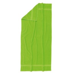 Prosop de plaja 140x70 cm, foarte absorbant, Everestus, 20FEB0161, Bumbac, Verde