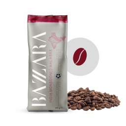 Cafea boabe Bazzara India Monsooned Malabar, 1 kg