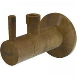 Ventil unghiular AlcaPlast 1/2''x3/8'' model ARV001 Antic, rotund