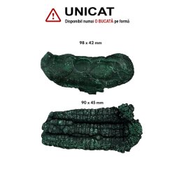 Malachit Natural Brut - 90-98 x 42-45 mm ( XXL ) - 1 Buc