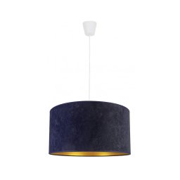 Lustră pe cablu Duolla ROLLER 1xE27/40W/230V d. 40 cm albastru