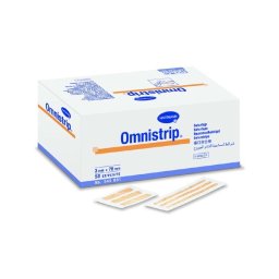OMNISTRIP PLASTURI HIPOALERGENICI DE INCHIDERE A PLAGII 6 X 76 MM 50 X 3BENZI