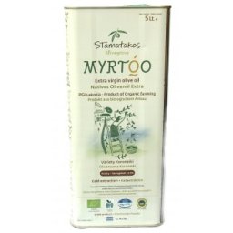 Ulei de masline extravirgin myrtoo bio 5l Stamatakos Olivegrove
