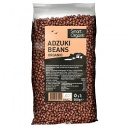 Fasole azuki bio 500g Smart Organic