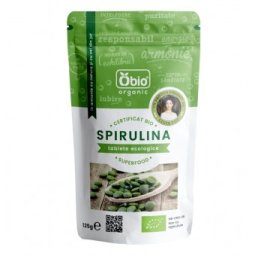 Spirulina tablete bio 125g Obio