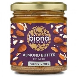 Crema de migdale crunchy bio 170g Biona