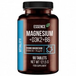 MAGNEZIU + VITAMINA D3, K2 SI B6, 90 TABLETE, ESSENCE