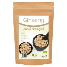 Ginseng panax pudra bio 60g Obio