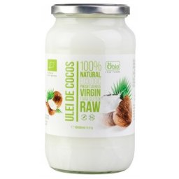 Ulei de cocos bio presat la rece 1000ml/920g Obio