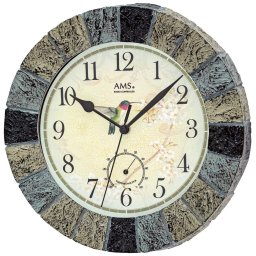 Ceas de perete AMS 5979 interior-exterior, 26cm