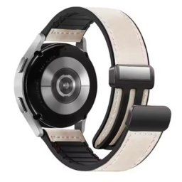 Curea Bej de SmartWatch Samsung Galaxy Watch / Huawei Watch GT5/5 Pro WZ3987