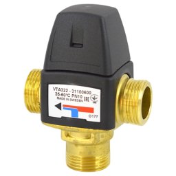 Ventil termostatic de amestec, anti oparire, ESBE VTA322-3/4, 35-60 grade C,