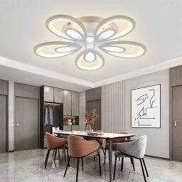 Lustra LED 200W T169/5 cu Telecomanda 3 Functii