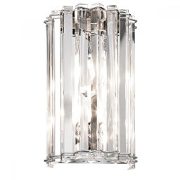 Aplică baie Kichler Crystal Skye, cristal, L:17cm, H:28cm, 2xG9, KL-CRYSTAL-SKYE2