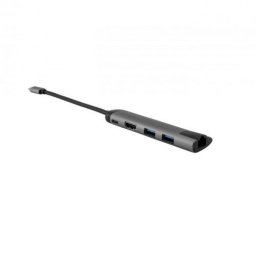 Docking station USB-C la 1 x HDMI 4K@30Hz, 2 x USB 3.0, Gigabit LAN, Verbatim 49141