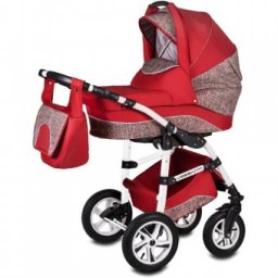 Carucior 3 in 1 Vessanti Flamingo Easy Drive - Red