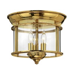 Plafonieră GENTRY, H:24,4 cm, 3 becuri, HK-GENTRY-F-PB