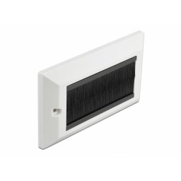 Priza pentru organizarea cablurilor 146 x 86 mm cu perii, Delock 66492