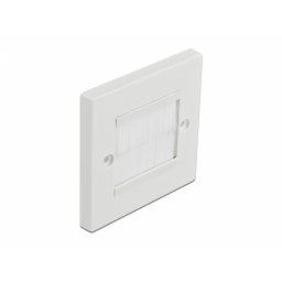 Priza pentru organizarea cablurilor 86 x 86 mm cu perii, Delock 66495