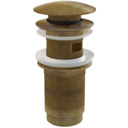 Ventil lavoar click clack bronz cu preaplin Alcaplast