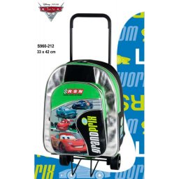 Trolley cu rucsac jr. detasabil Cars Grand Prix