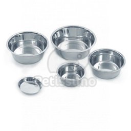 Bol metalic Flamingo Baldwin Round Silver 16 cm - 800 ml